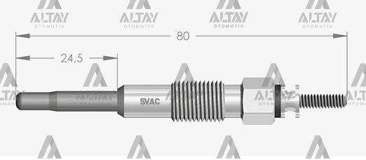 KIZDIRMA BUJİSİ (ISITMA) DUCATO 2.8D / IVECO DAILY / CITROEN JUMPER 2.8 HDI 11V.