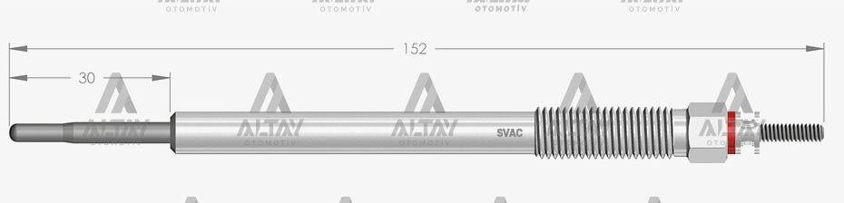 KIZDIRMA BUJİSİ (ISITMA) HILUX VIII 2.4 D - 2.8 D / LAND CRUISER PRADO 2.8 D-4D 7V