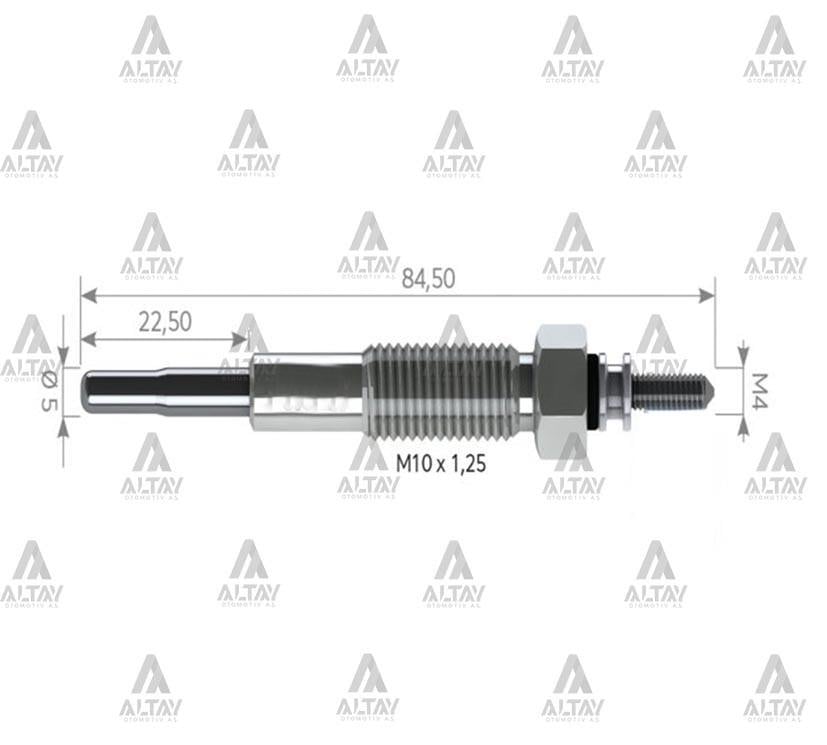 KIZDIRMA BUJİSİ (ISITMA) L-200 00-06 ŞOKLU 12V.