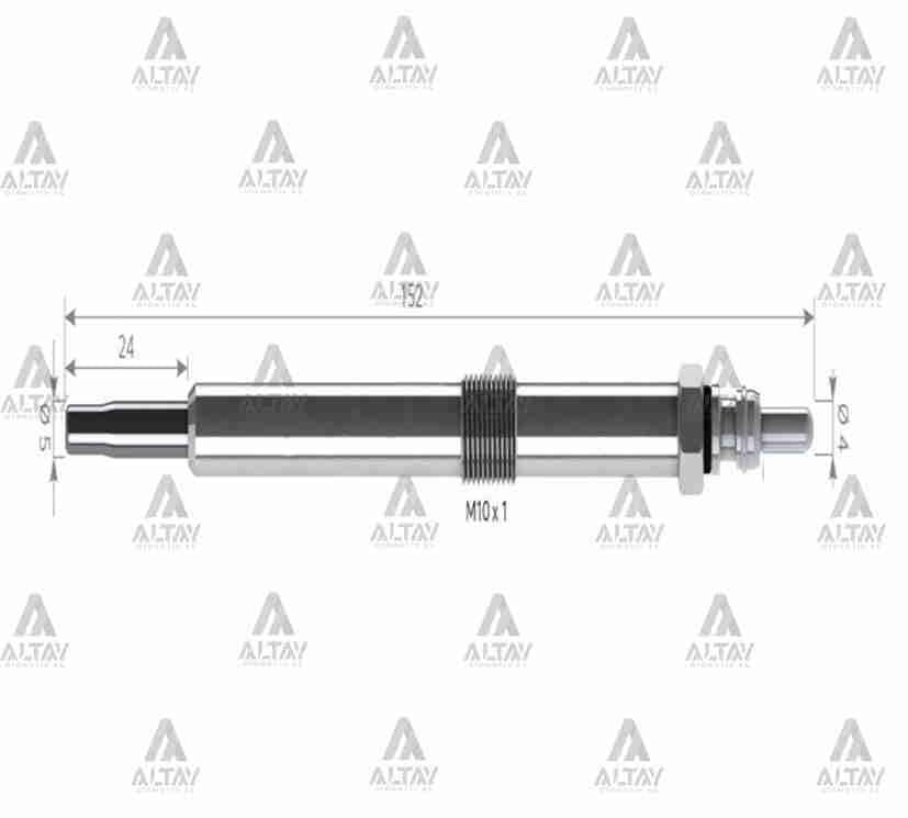 KIZDIRMA BUJİSİ (ISITMA) MASTER / TRAFFIC 2.2 - 2.5 DCI / OPEL MOVANO 2.2 DCI 11V.