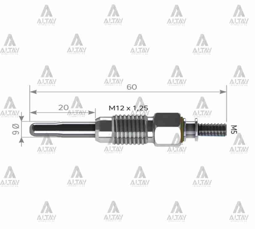 KIZDIRMA BUJİSİ (ISITMA) T4 / CADDY 1.9-2.4 AJA-1Y-AAB