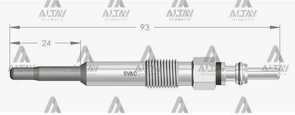 KIZDIRMA BUJISI (ISITMA) T4 / LT35 / GOLF4 / BORA / PASSAT / POLO 1.4 TDI-1.9 TDI-2.5 TDI ACV-ANJ-AVR-AGR-AFN