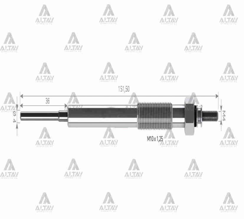 KIZDIRMA BUJİSİ (ISITMA) TFR / D-MAX 07= 3.0 L 11V.
