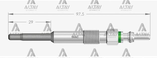 KIZDIRMA BUJİSİ (ISITMA) TRANSPORTER T5 1.9 TDI-2.5 TDI AXB-AXD