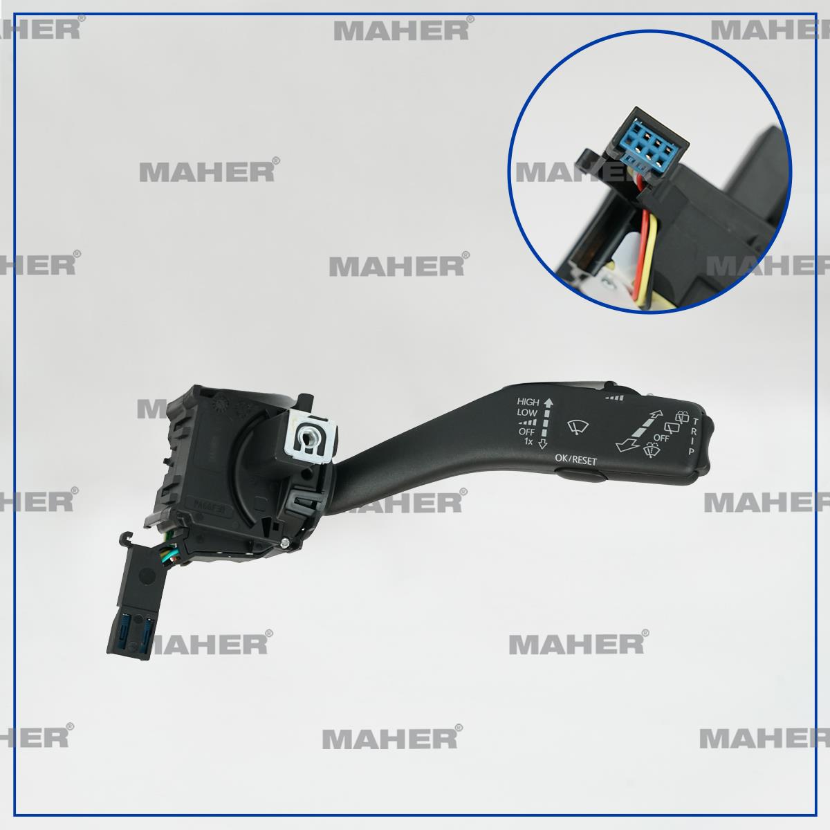 KOL CAM SİLGİ KUMANDA GOLF5 / JETTA / PASSAT / CADDY / LEON 04-09 (YOL BİLGİSAYARLI)