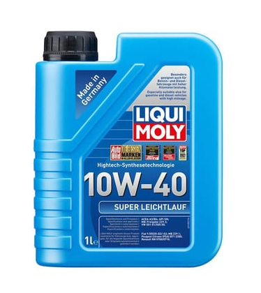 LIQUI MOLY 10W40 Motor Yağı Süper Sentetik SUPER LEICHTLAUF 1 Litre