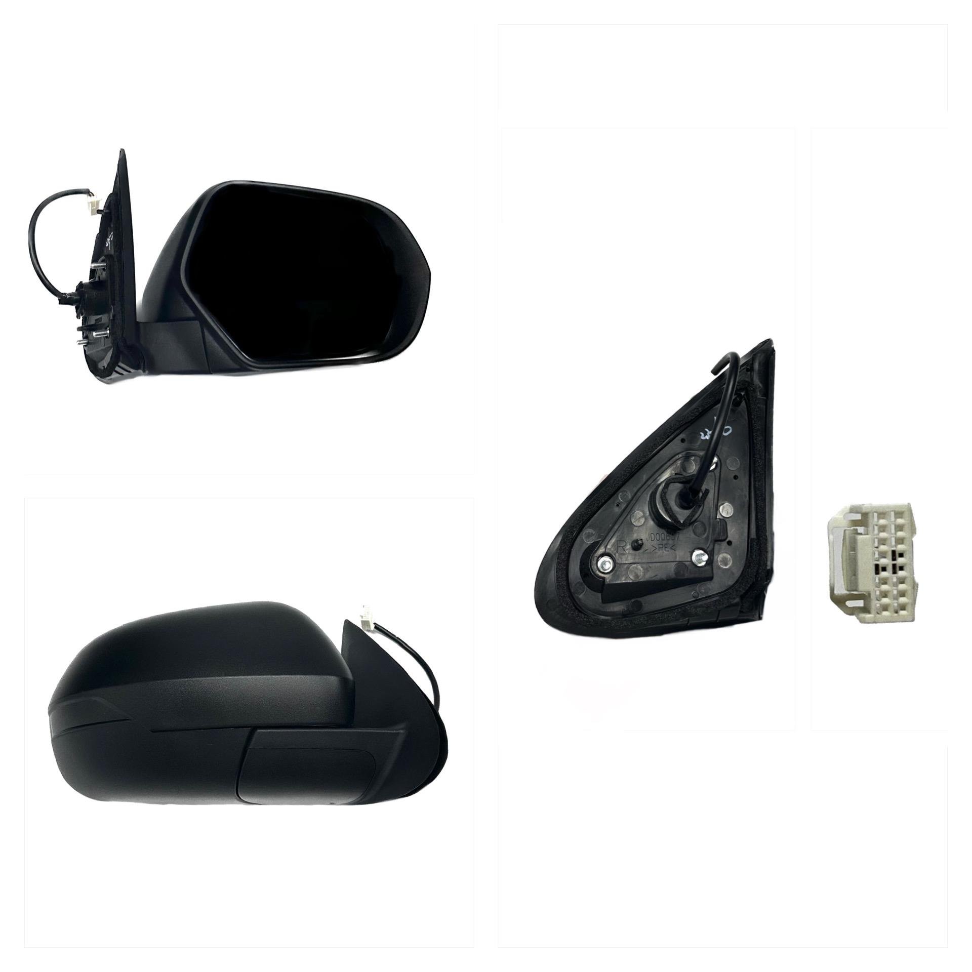 Mıtsubıshı Ayna Dikiz L200 19-23 Sağ (Elektrikli/3 Fişli/Siyah ) - UNI-20623