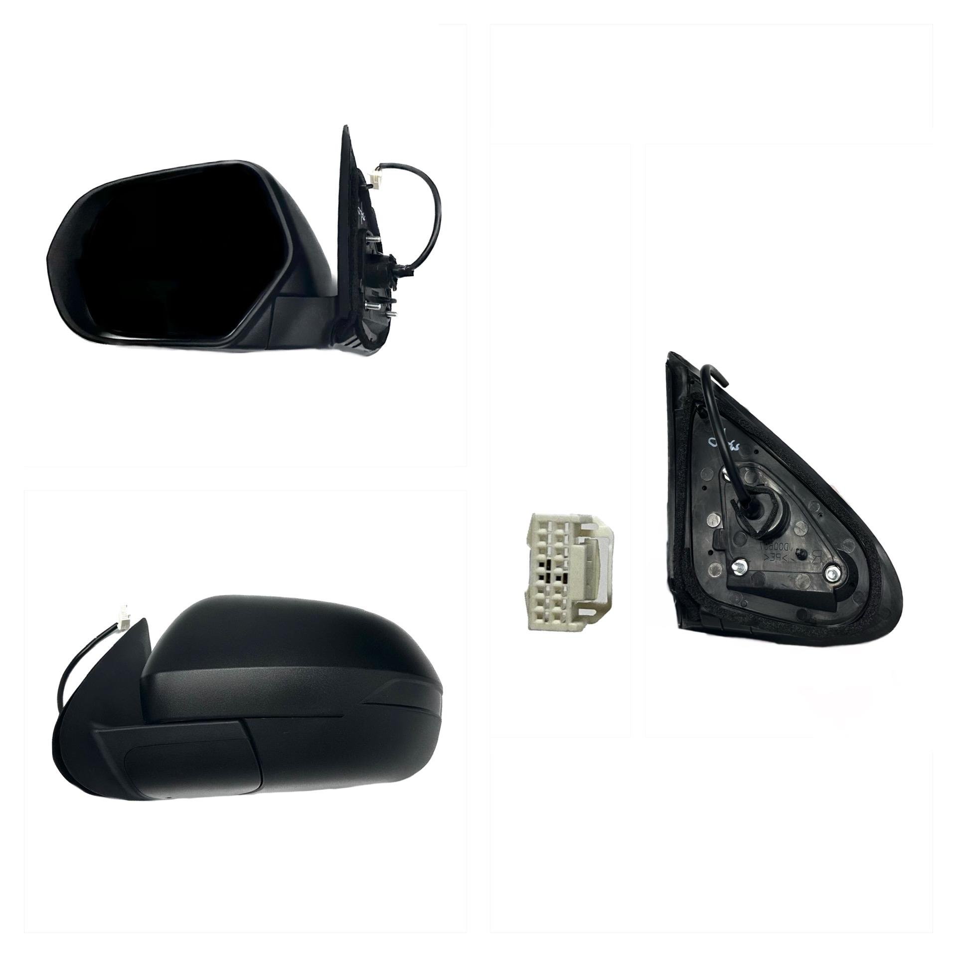 Mıtsubıshı Ayna Dikiz L200 19-23 Sol (Elektrikli/3 Fişli/Siyah ) - UNI-20624