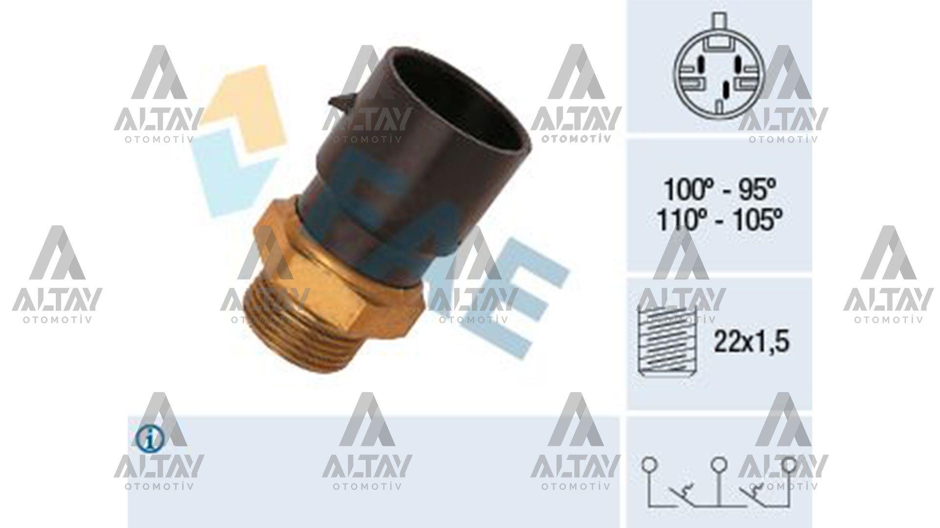 MÜŞÜR FAN ASTRA F / CORSA B / VECTRA A / VECTRA B 3 FİŞLİ YUVARLAK