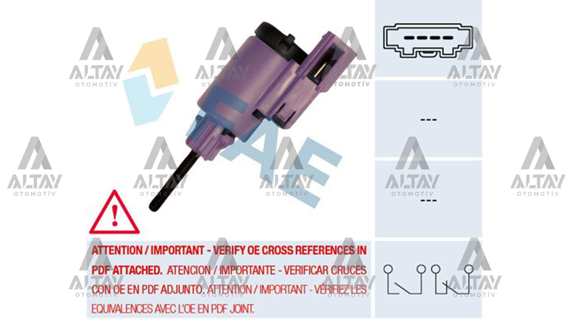 MÜŞÜR FREN PEDAL BORA / GOLF4 / TRANSPORTER T5 / OCTAVİA / A3 / LEON 97=