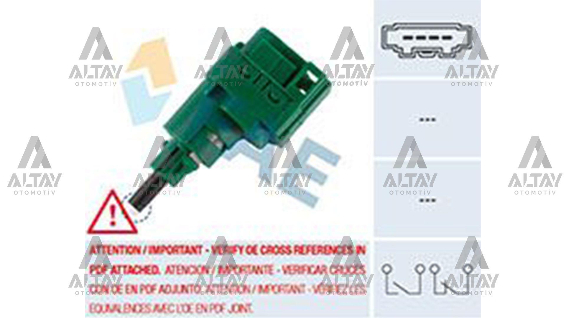 MÜŞÜR FREN PEDAL GOLF4 / BORA / TRANSPORTER T5 / OCTAVİA / A3 / LEON 97= (YEŞİL)