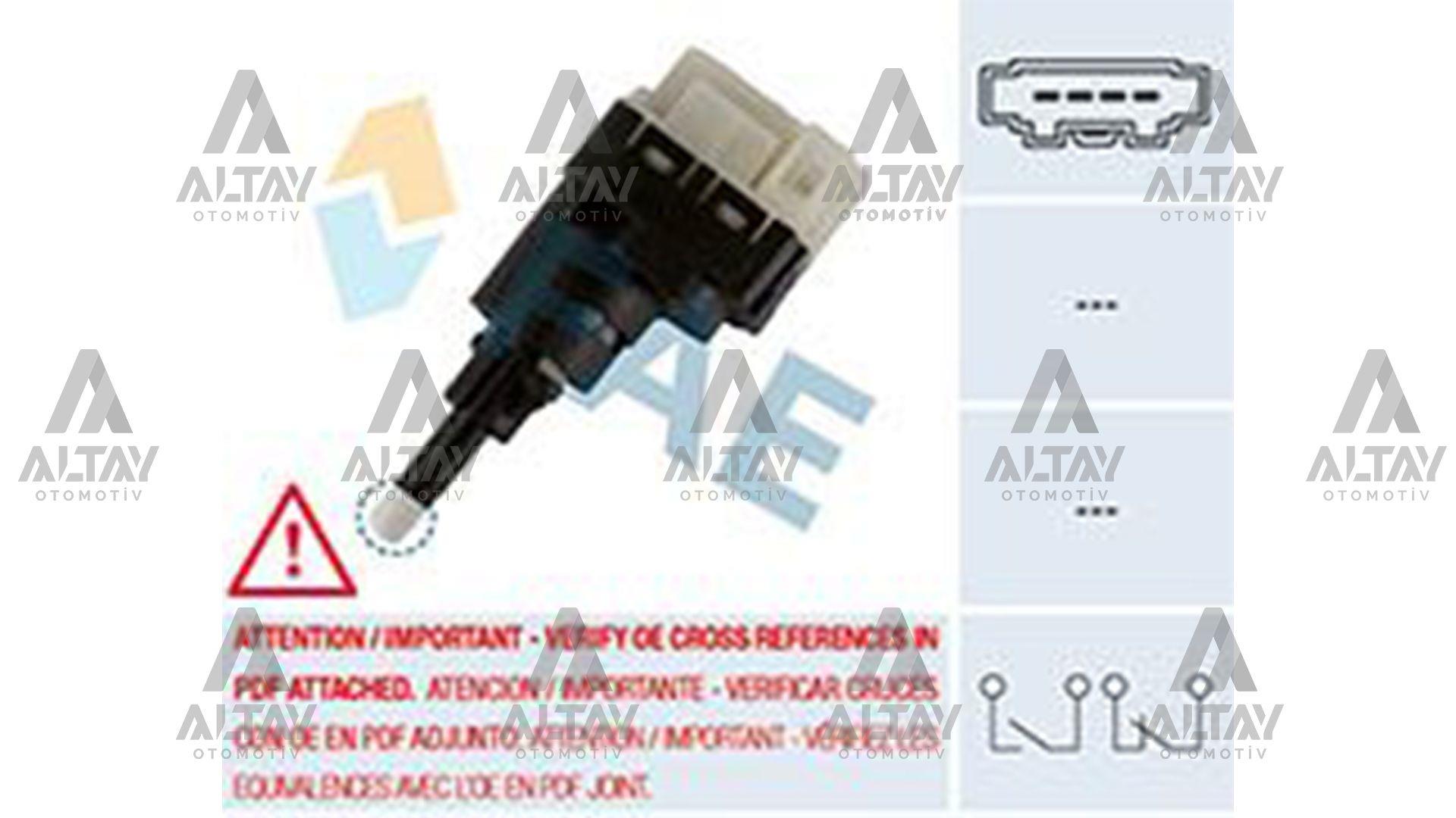 MÜŞÜR FREN PEDAL GOLF5 / GOLF6 / JETTA / PASSAT / A3 / LEON 04=