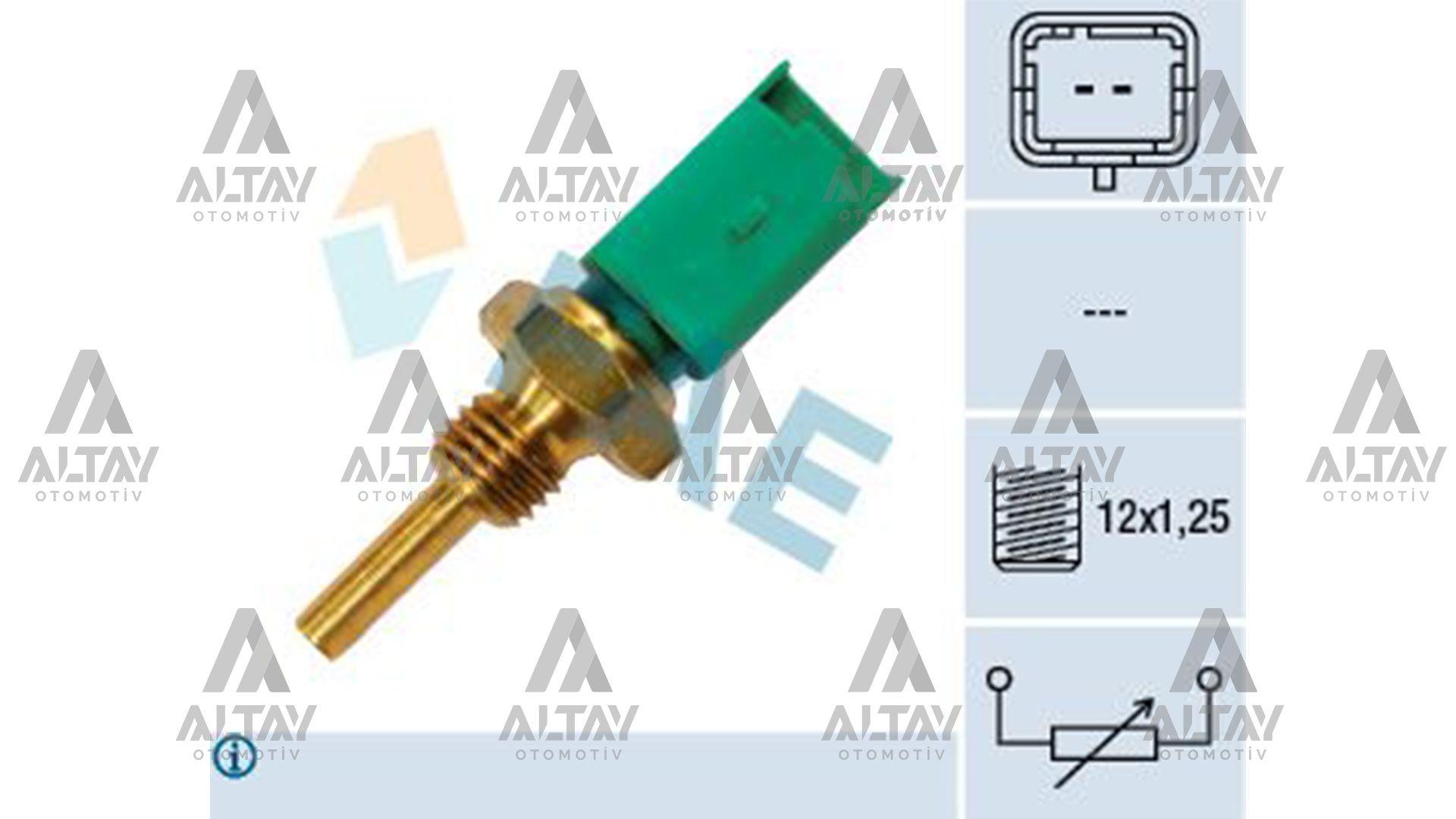 MÜSÜR HARARET EGEA / LINEA / DOBLO / STILO / PUNTO / IDEA / CORSA C / CORSA D / ASTRA H / VECTRA C 1.3JTD-1.4-1.9JTD 2 FİŞLİ YEŞİL