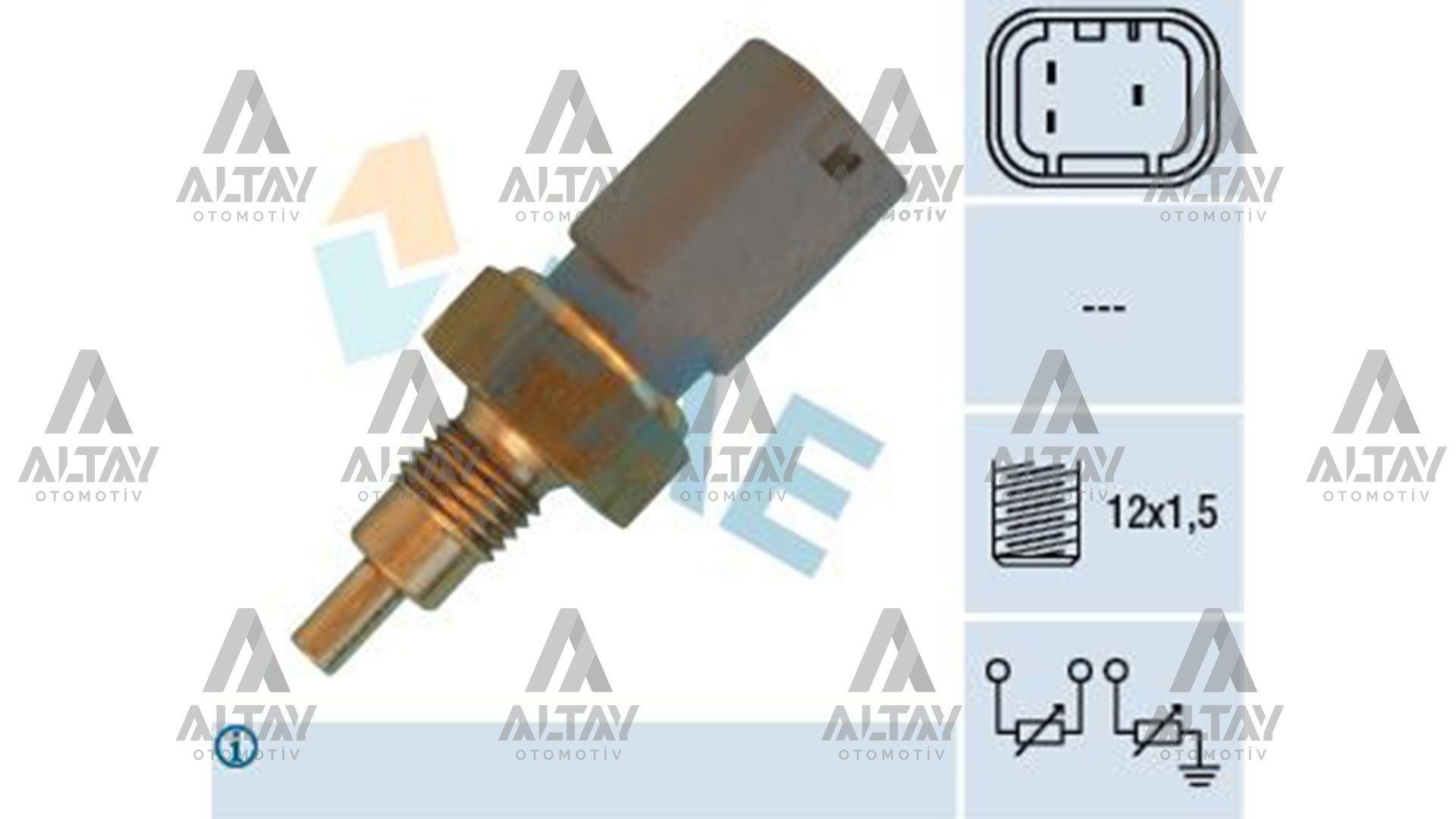 MÜŞÜR HARARET PALIO / ALBEA 1.6 16V GRİ 3 FİŞLİ