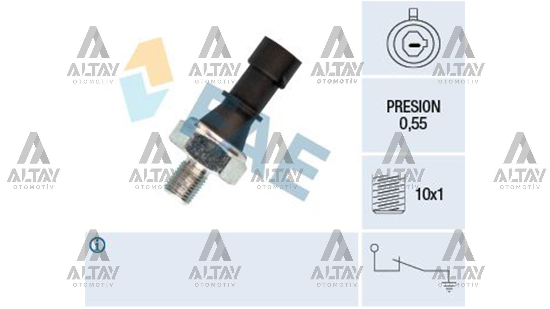 MÜŞÜR YAĞ ASTRA G / H / J CORSA D / INSIGNIA / MOKKA 93= 1.2-1.4 SİYAH 0,55 BAR