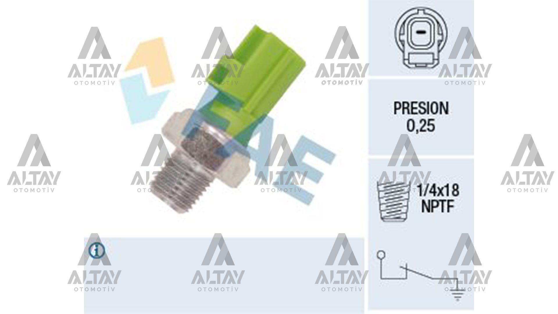 MÜŞÜR YAĞ C-MAX / CONNECT / V184 02= 0,25 BAR