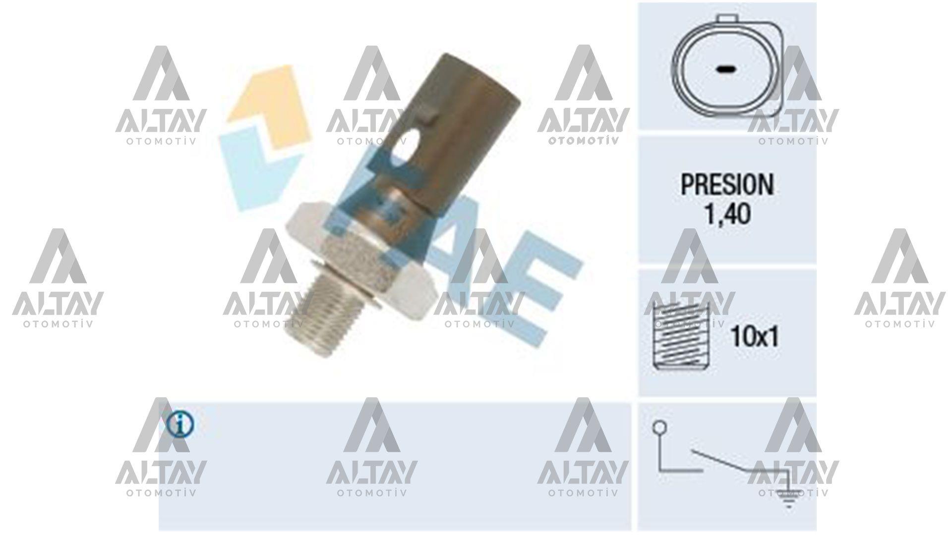 MÜŞÜR YAĞ GOLF4 / BORA / PASSAT / A3 / TOLEDO 97-09 AKL-ALZ-BFQ-BSE 1.6 SİYAH 1,2-1,6 BAR