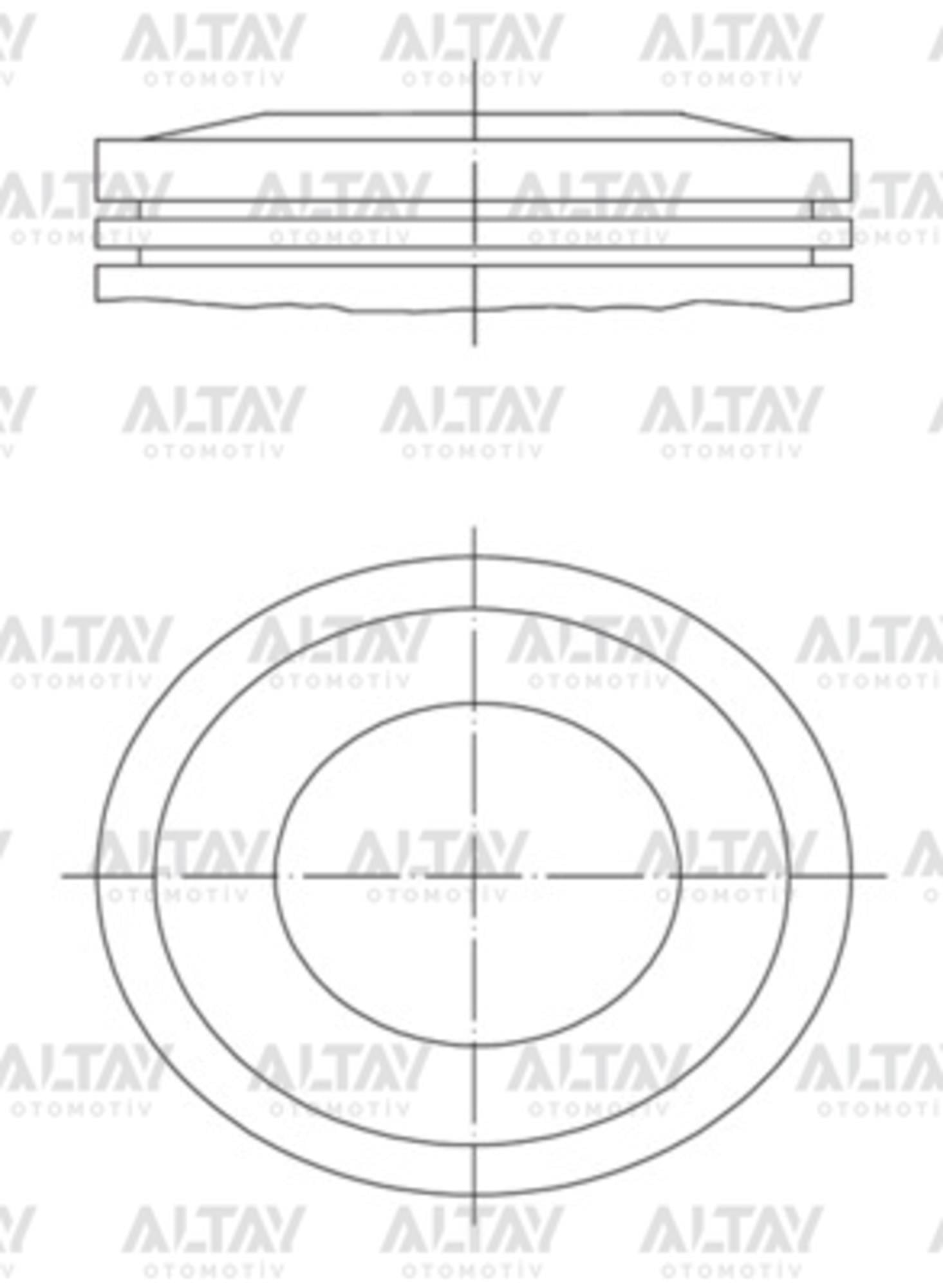 PİSTON SEGMANLI ASTRA / CORSA 1.4 Z14XE 77.6mm STD