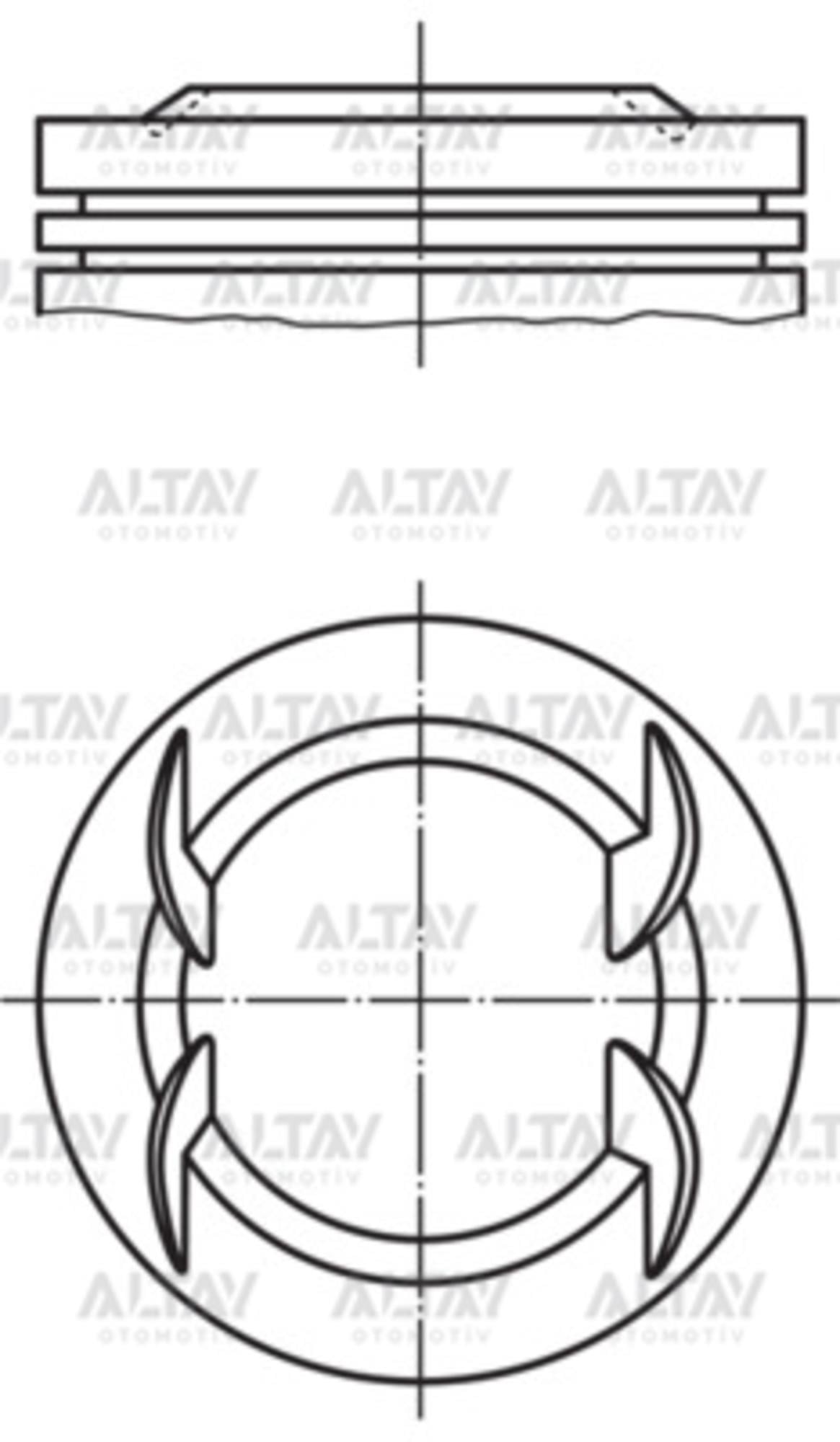 PİSTON SEGMANLI ASTRA H / ASTRA J / INSIGNIA 1.6 A16XER-Z16XER 120HP 79mm STD
