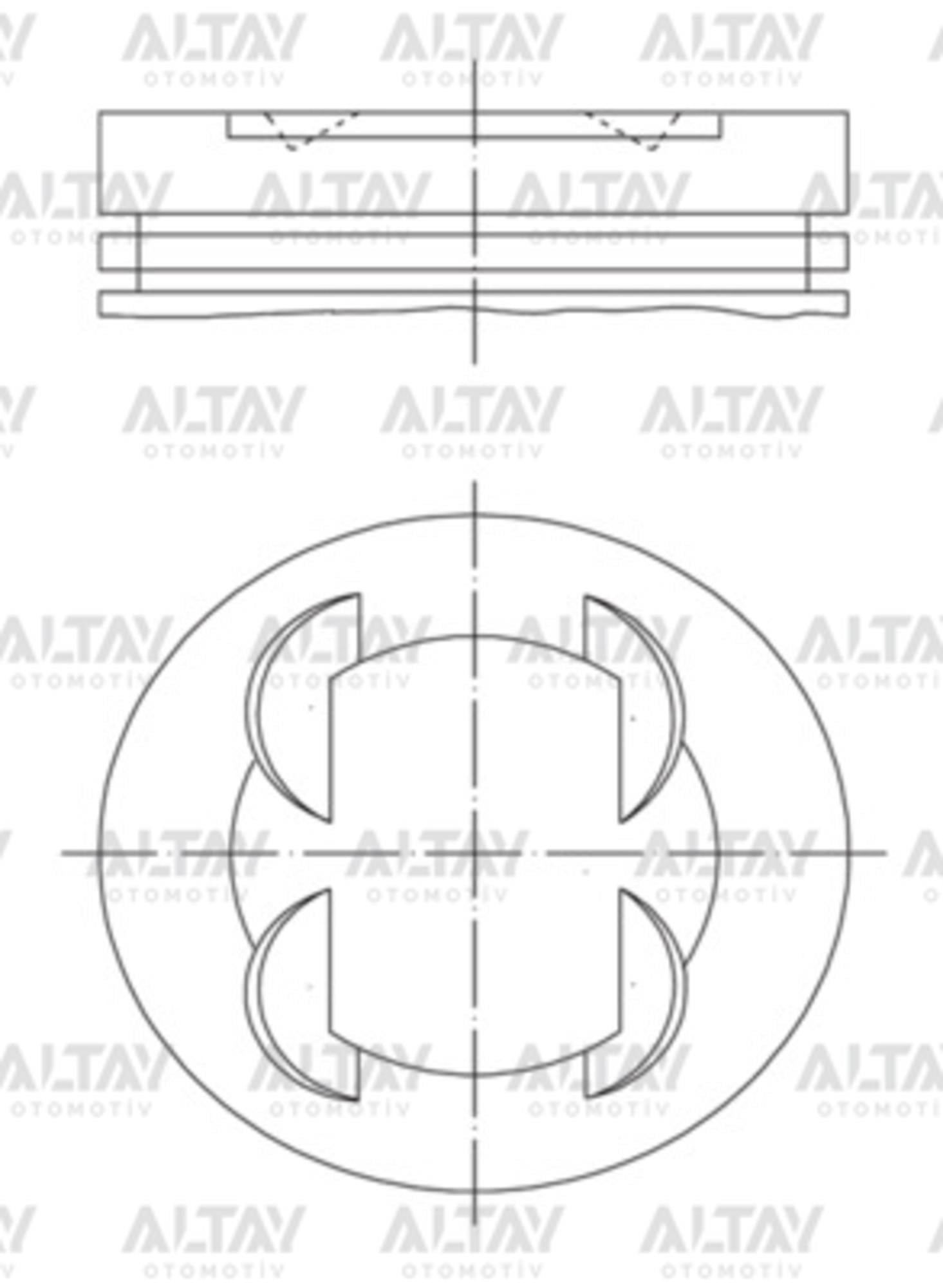 PİSTON SEGMANLI ASTRA J / CORSA D 1.4 16V A14XER 73.4mm STD