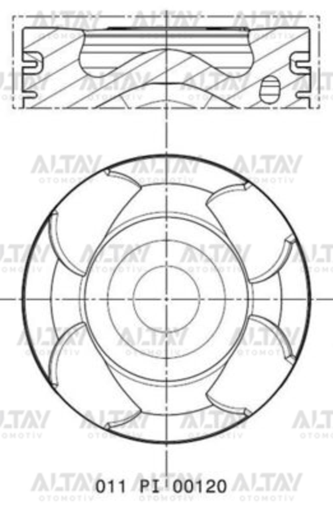 PİSTON SEGMANLI ASTRA J 09-15 1.6 16V B16DTL 79.70mm STD