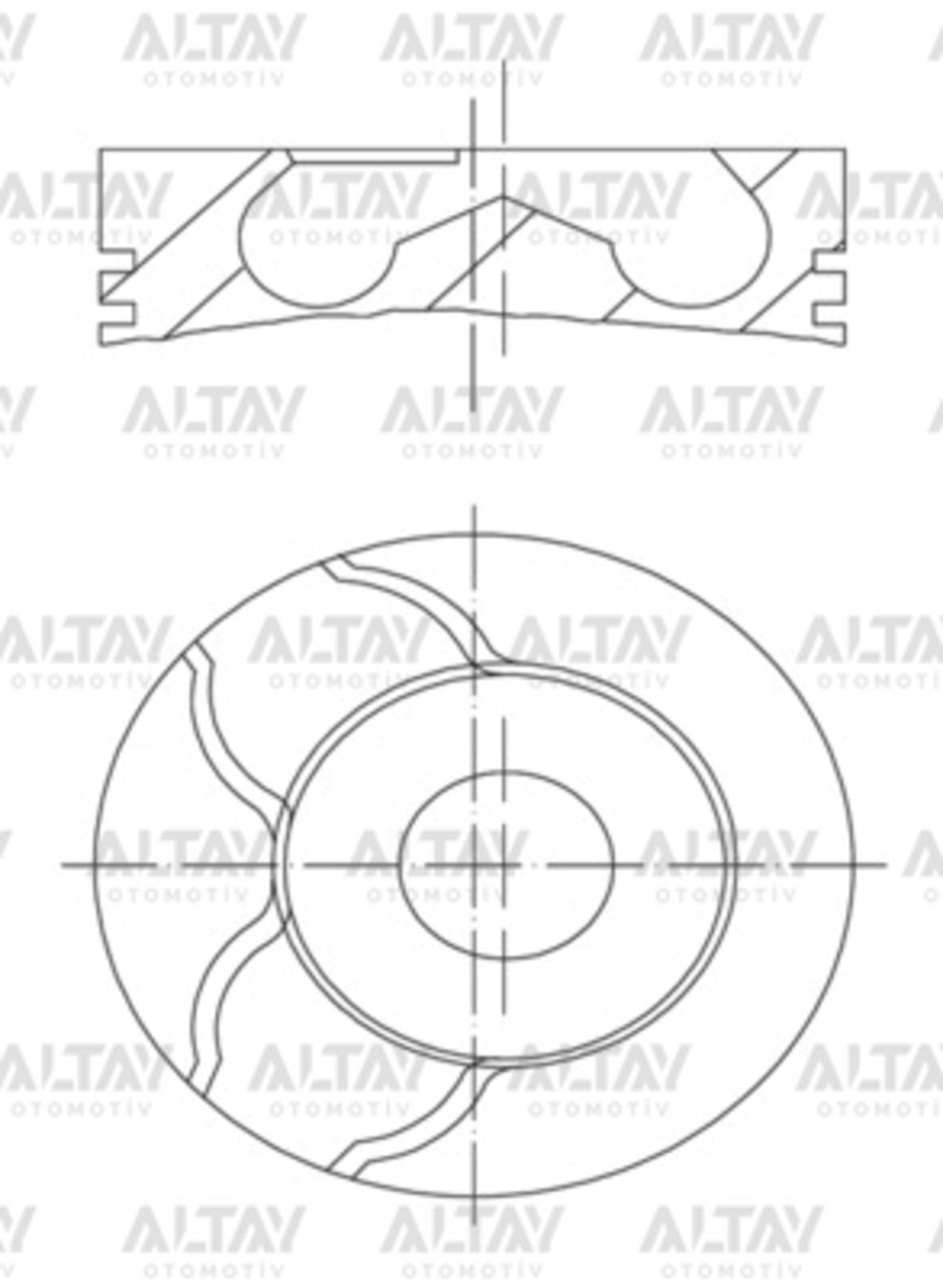 PİSTON SEGMANLI DOBLO / VECTRA C 1.9JTD-Z19DT STD 82mm