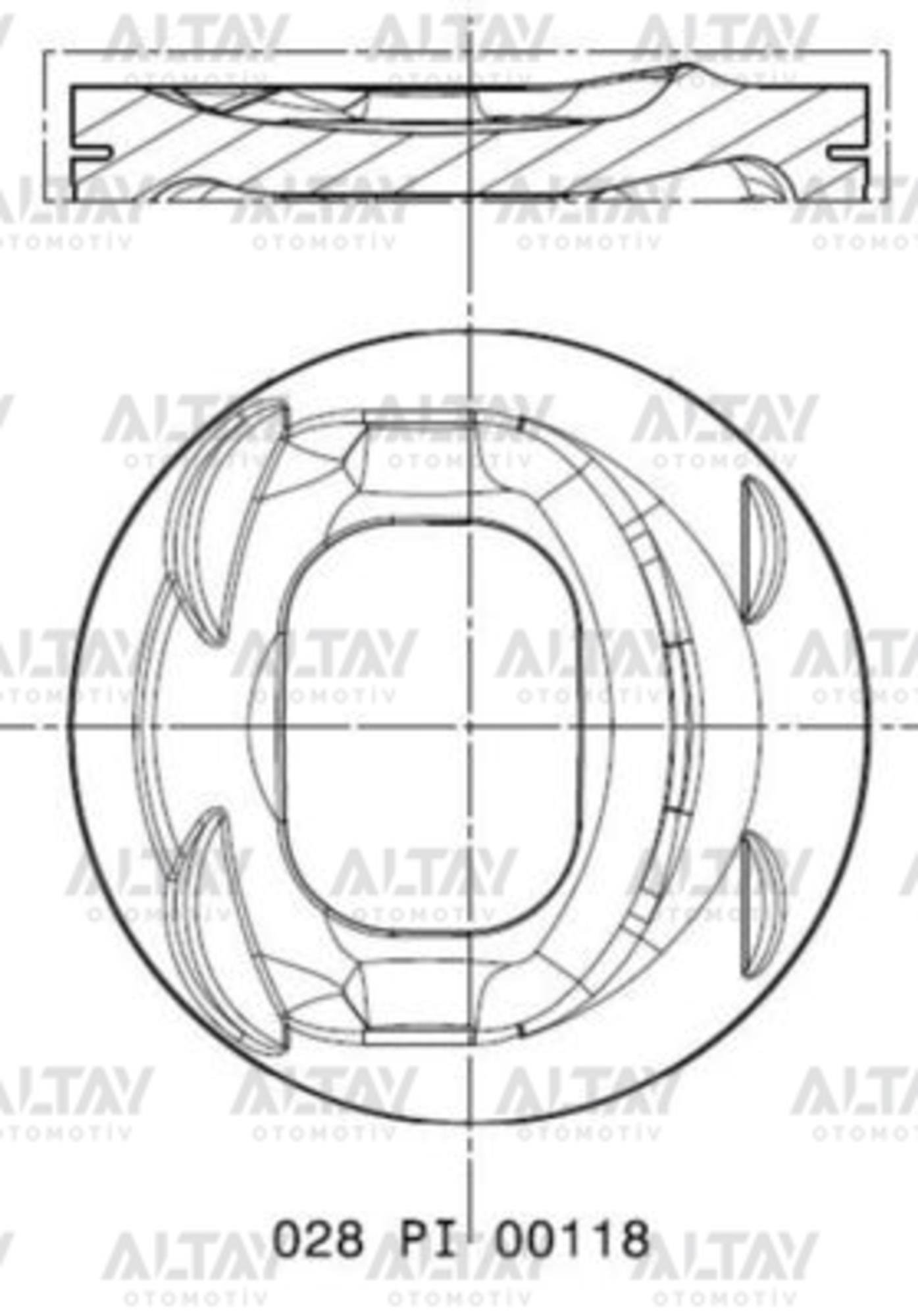 PİSTON SEGMANLI GOLF5 / GOLF6 / JETTA / PASSAT / TİGUAN / A3 / LEON 06= 1.4TSI CAXA 050