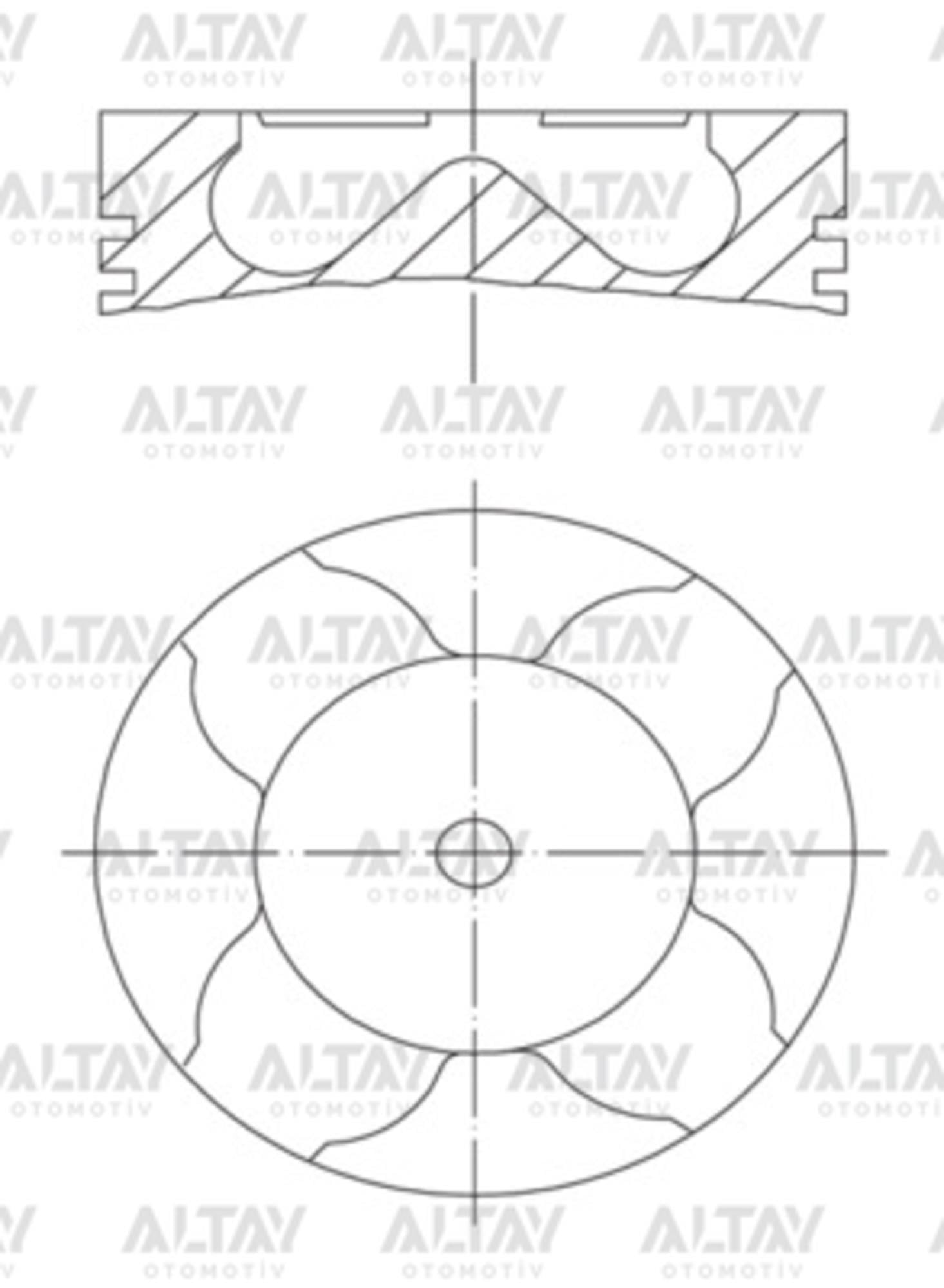 PİSTON SEGMANLI LINEA / DOBLO / ASTRA J / COMBO D 09= 1.6JTD-A16FDL EURO5 STD 80mm