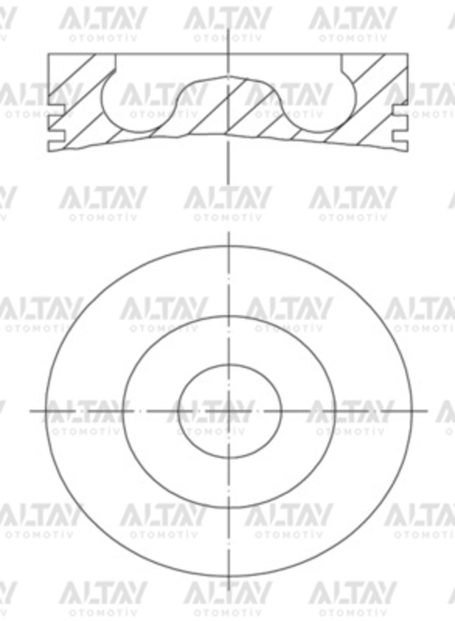PİSTON SEGMANLI PASSAT / A4 / A6 04-10 2.0TDI BKP-BKD-BRE STD