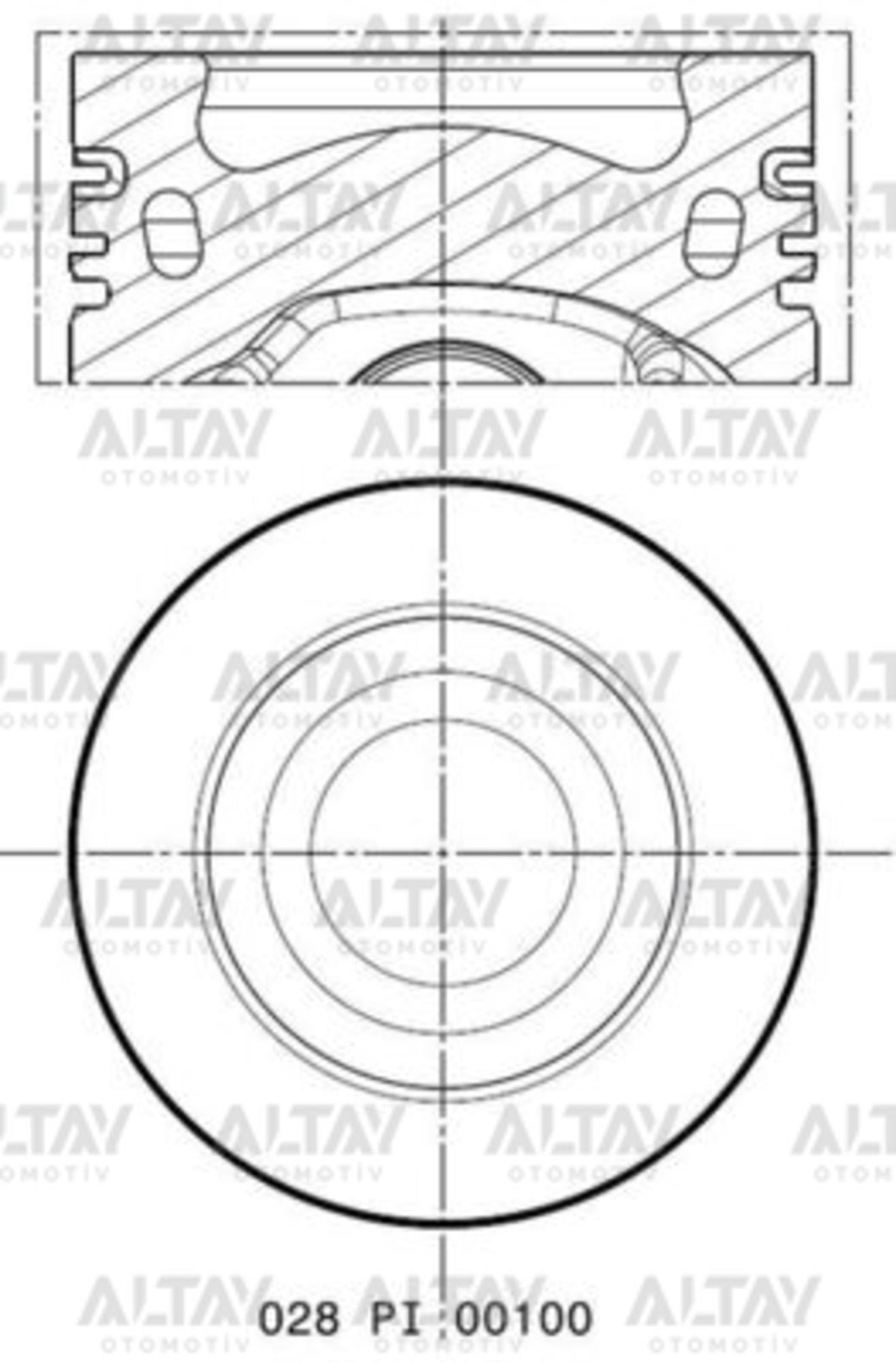 PİSTON SEGMANLI TRANSPORTER T6 / AMAROK / A4 / A5 / A6 / Q5 10= 2.0 TDI CAAA-CAAB-CAAC-CBAA-CBAB-CBAC-CAGA-CBDA-CBDB STD