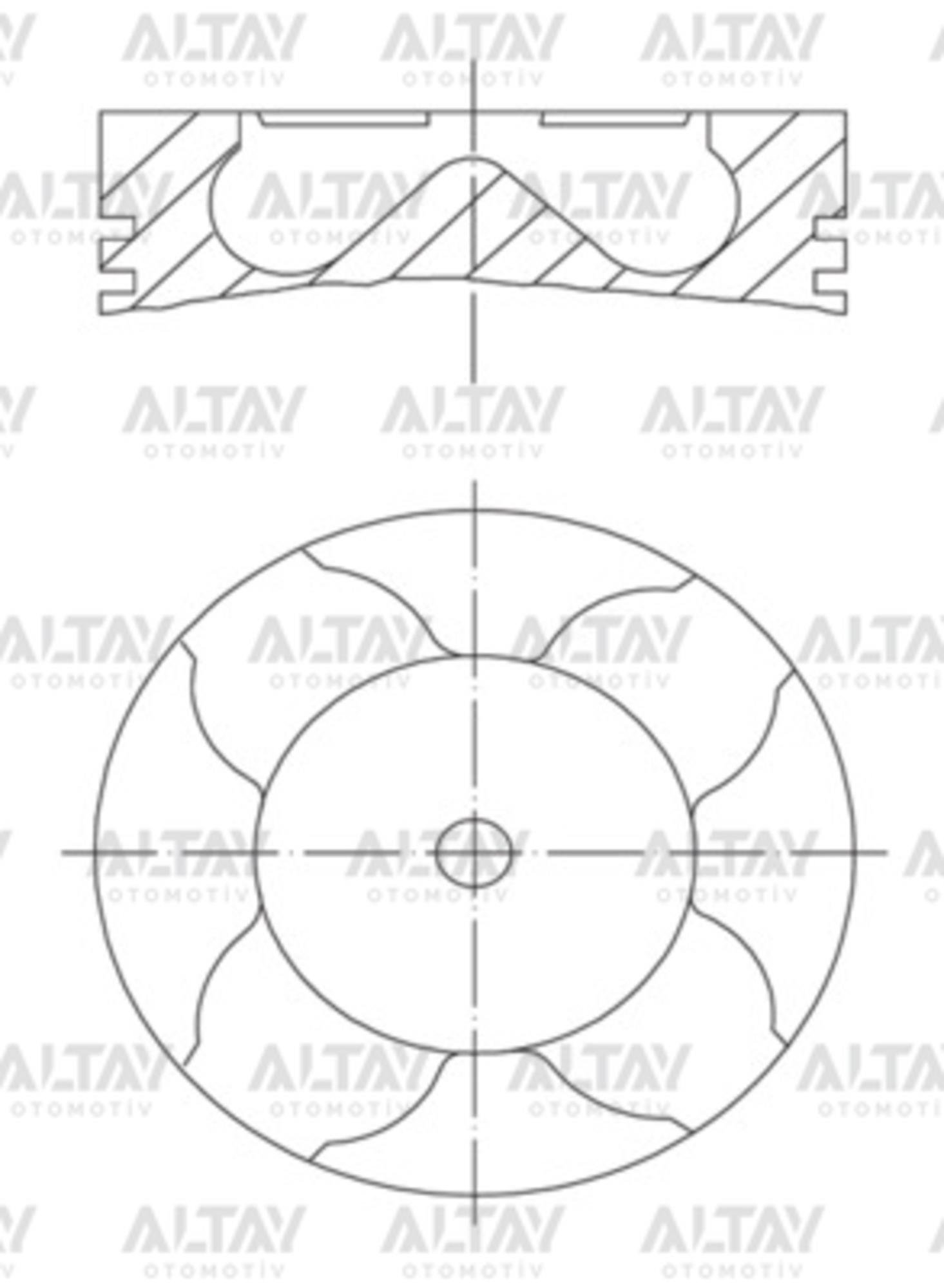 PİSTON SEGMANLI VECTRA C 02-07 Z19DTH 82.00mm 040