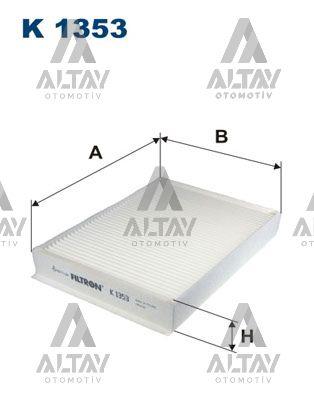POLEN FİLTRESİ 166 / 205 C SERİ 11-15