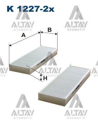 POLEN FİLTRESİ 3008 / 5008 / PARTNER TEPEE 07= KARBONSUZ