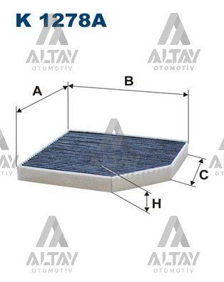 POLEN FİLTRESİ A4 / A5 / Q5 / MACAN 08-12 KARBONLU