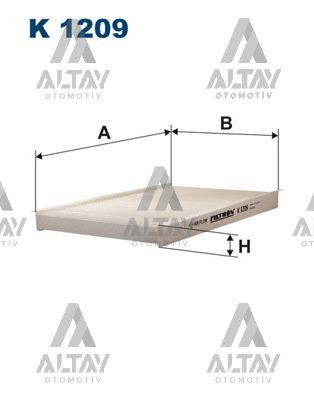 POLEN FİLTRESİ ALBEA / PALİO / STILO 02-13 KARBONSUZ