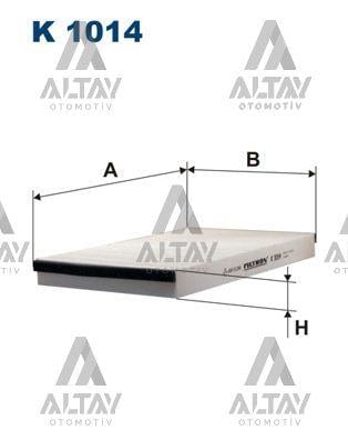 POLEN FİLTRESİ ASTRA G / ASTRA H / ZAFIRA A 98= KARBONSUZ