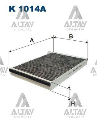 POLEN FİLTRESİ ASTRA G / ASTRA H / ZAFIRA A 98= KARBONLU