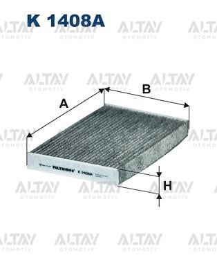 POLEN FİLTRESİ C3 AIRCROSS / CROSSLAND / CROSSLAND X / CORSA F   17= KARBONLU