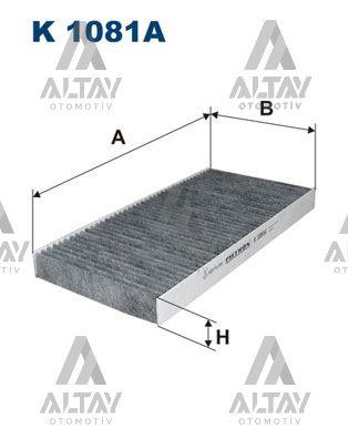 POLEN FİLTRESİ CORSA C / VECTRA C / COMBO / TIGRA 02-12 KARBONLU