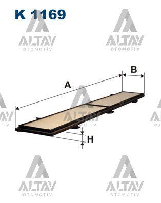 POLEN FİLTRESİ E81 / E82 / E87 / E87 LCI / E90 / E90 LCI / E91 / E91 LCI / E92 / E92 LCI / E93 / E93 LCI / X1 E84 05-15 KARBONSUZ