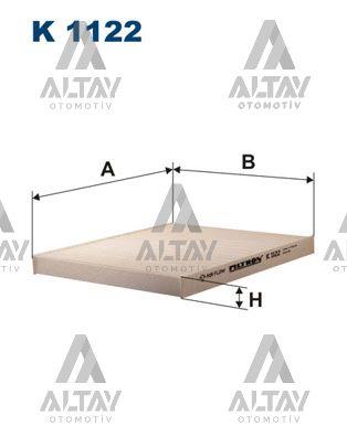 POLEN FİLTRESİ FIAT 500 II / PANDA II/ FORD KA II 08=