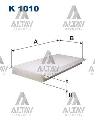 POLEN FİLTRESİ FİESTA  95-02 / KA 96= KARBONSUZ