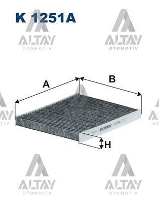 POLEN FİLTRESİ FIESTA / COURİER / BMAX 08= KARBONLU