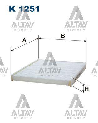 POLEN FİLTRESİ FIESTA / COURİER / BMAX 08= KARBONSUZ