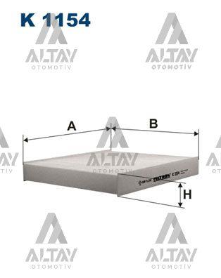 POLEN FİLTRESİ FOCUS / C-MAX 03= / MONDEO 07-14 / KUGA 08-12 KARBONSUZ