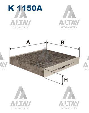 POLEN FİLTRESİ FOCUS / MONDEO / KUGA 03= KARBONLU