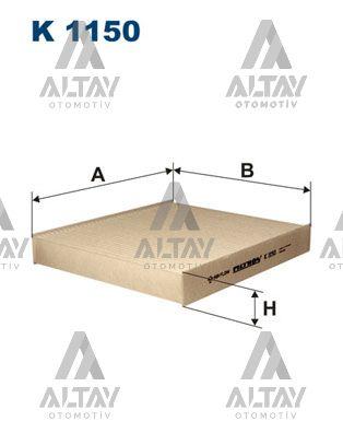 POLEN FİLTRESİ FOCUS / MONDEO / KUGA 03= KARBONSUZ