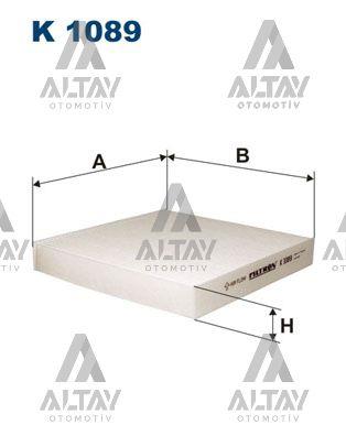 POLEN FİLTRESİ LAGUNA II 00= 1.6-1.8 16V-1.9DCI