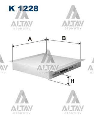 POLEN FİLTRESİ LİNEA / FIORINO / EGEA / DBY / BIPPER / COMBO / MEMO / SWIFT 07= KARBONSUZ