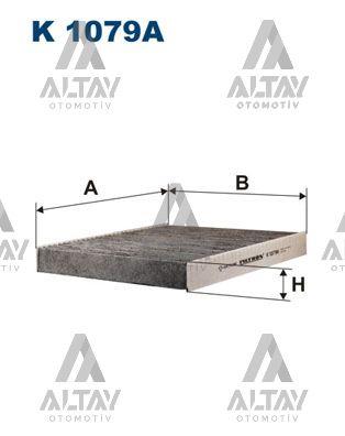 POLEN FİLTRESİ POLO / IBIZA / FABIA / A1 / PANAMERA / CORDOBA 03-09 KARBONLU